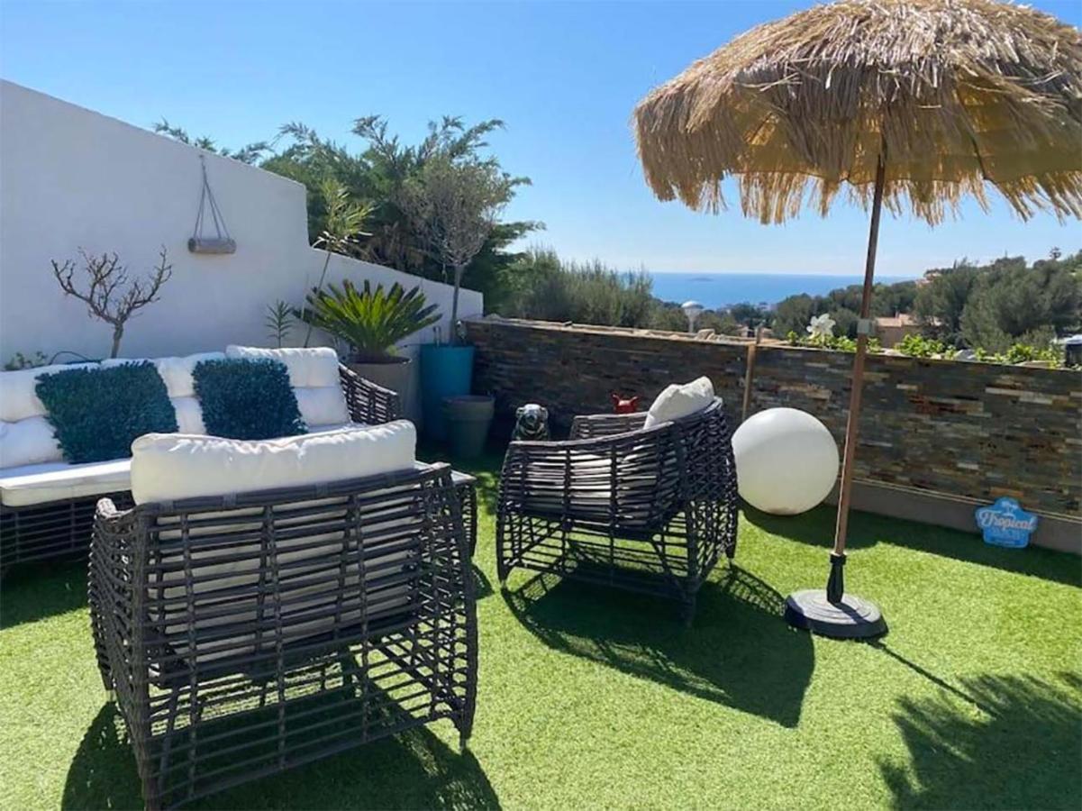 Vuemer Bandol - Grande Terrasse De 45M2 Vue Mer Piscine Parking Ngoại thất bức ảnh